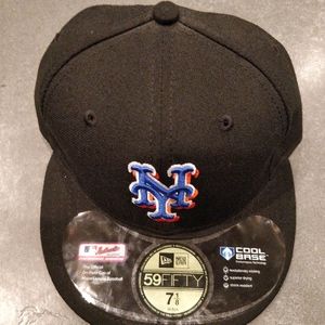 Vintage Mets Alternate Black cap. New Era on-field